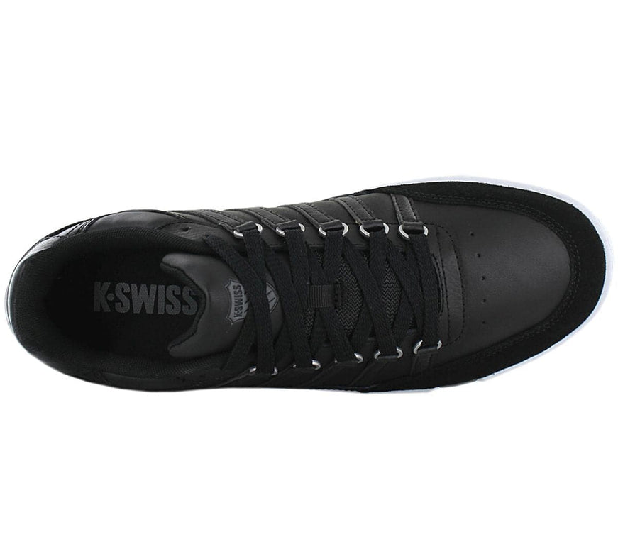 K-Swiss Set Pro Leather - Herren Schuhe Leder Schwarz 07933-019-M