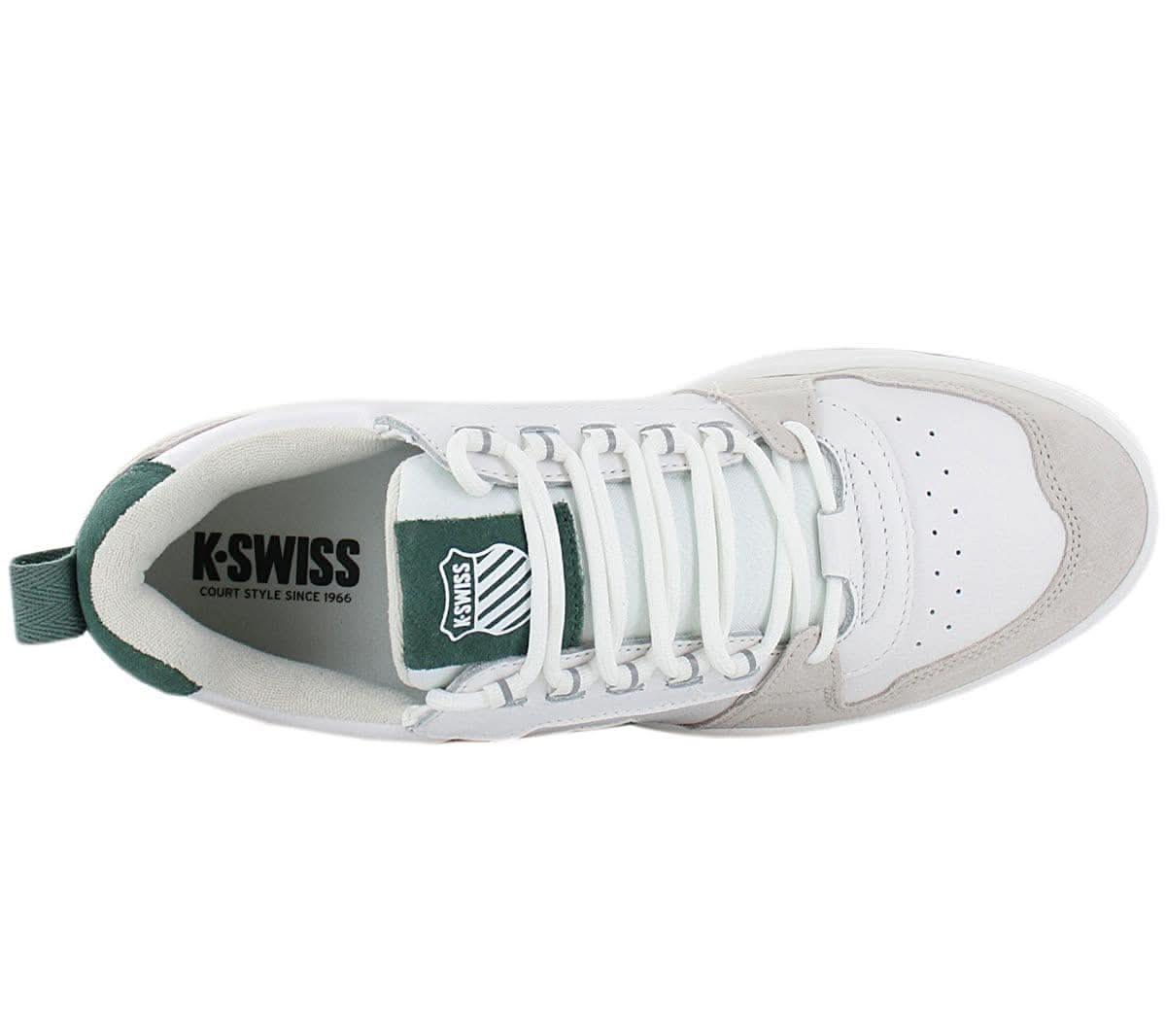 K - Swiss Cannonshield LTH Leather - Herren Schuhe Leder Weiß 07937 - 953 - M - Brandstyle24