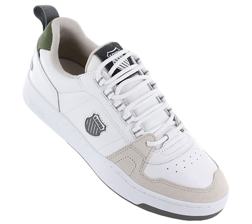 K-Swiss Cannonshield LTH Leather - Men's Shoes Leather White 07937-962-M