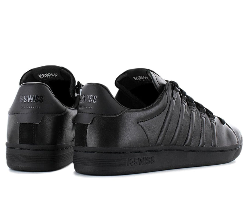 K-Swiss Lozan Leather 2 II - Triple Black - Chaussures Homme Cuir Noir 07943-904-M