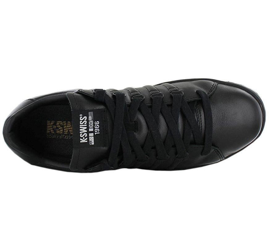 K-Swiss Lozan Leather 2 II - Triple Black - Men's Shoes Leather Black 07943-904-M