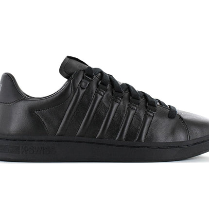 K-Swiss Lozan Leather 2 II - Triple Black - Herenschoenen Leer Zwart 07943-904-M