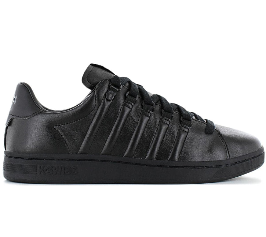 K-Swiss Lozan Leather 2 II - Triple Black - Herenschoenen Leer Zwart 07943-904-M