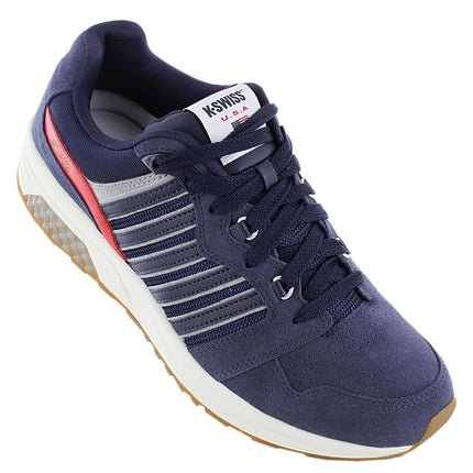 K-Swiss SI-18 Rannell Suede USA - Chaussures pour hommes Bleu 08533-439-M