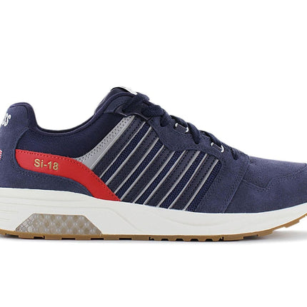 K-Swiss SI-18 Rannell Suede USA - Chaussures pour hommes Bleu 08533-439-M