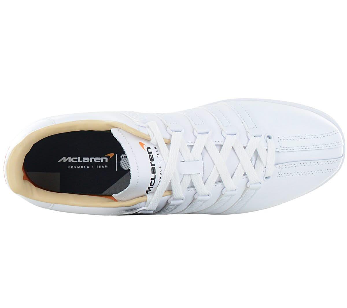 K - Swiss x McLaren F1 - Classis VN - Herren Sneakers Motorsport Schuhe Weiß 08718 - 101 - M - Brandstyle24