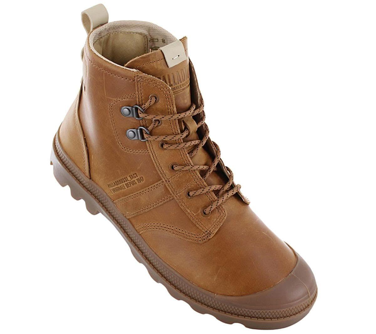 PALLADIUM PallaBrousse Tact Leather - Herren Stiefel Leder Braun 08837 - 275 - M - Brandstyle24