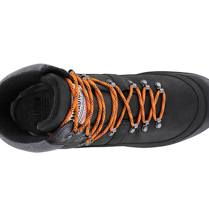 PALLADIUM PallaBrousse Hiker WP+ Impermeabile - Stivali invernali da uomo Pelle Nero 08840-008-M