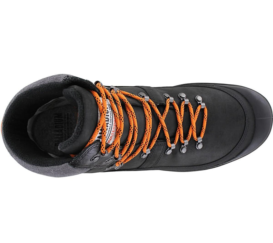 PALLADIUM PallaBrousse Hiker WP+ Impermeabile - Stivali invernali da uomo Pelle Nero 08840-008-M