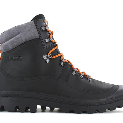 PALLADIUM PallaBrousse Hiker WP+ Waterproof - Herren Winter Stiefel Boots Leder Schwarz 08840-008-M - Brandstyle24