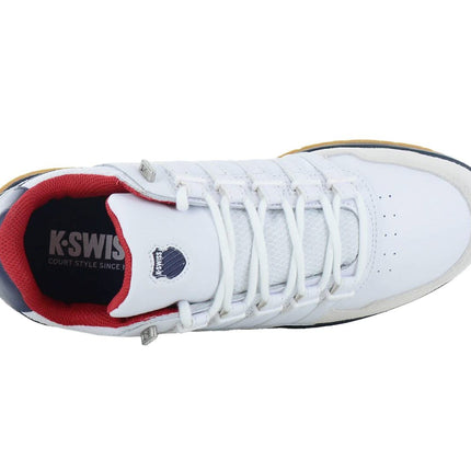 K-Swiss RINZLER GT - Herren Sneakers Schuhe Leder Weiß 08907-121-M