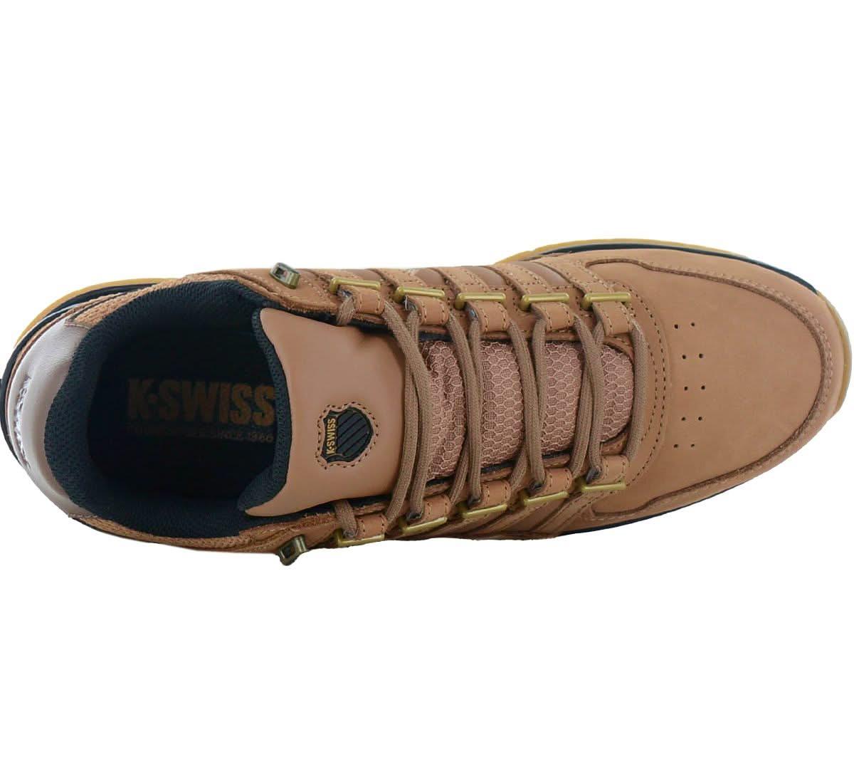 K - Swiss RINZLER GT - Herren Sneakers Schuhe Leder Braun 08907 - 298 - M - Brandstyle24