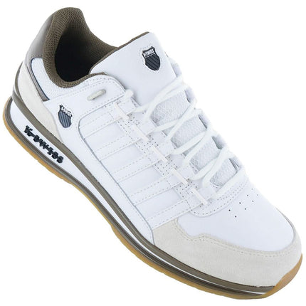 K-Swiss RINZLER GT - Herren Sneakers Schuhe Leder Weiß 08907-912-M