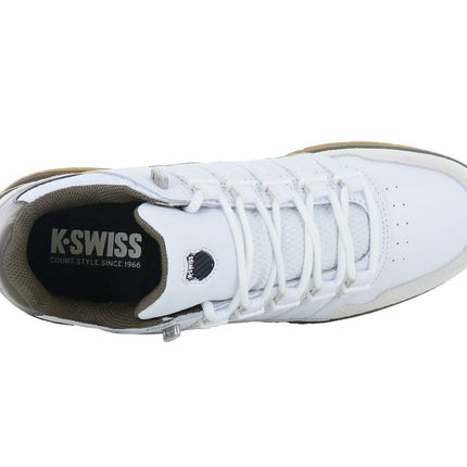 K-Swiss RINZLER GT - Herren Sneakers Schuhe Leder Weiß 08907-912-M