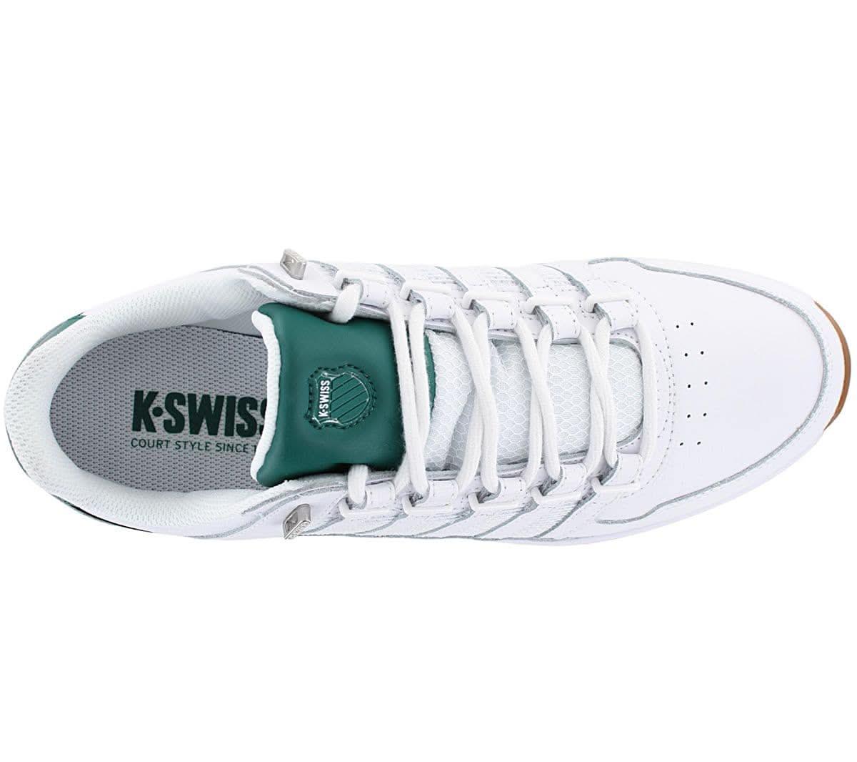 K - Swiss Classic RINZLER GT - Herren Schuhe Weiß - Grün 08907 - 937 - M - Brandstyle24