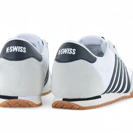 Mens Sneakers K Swiss Sneaker Weiss K-Swiss Vintage Trainer T