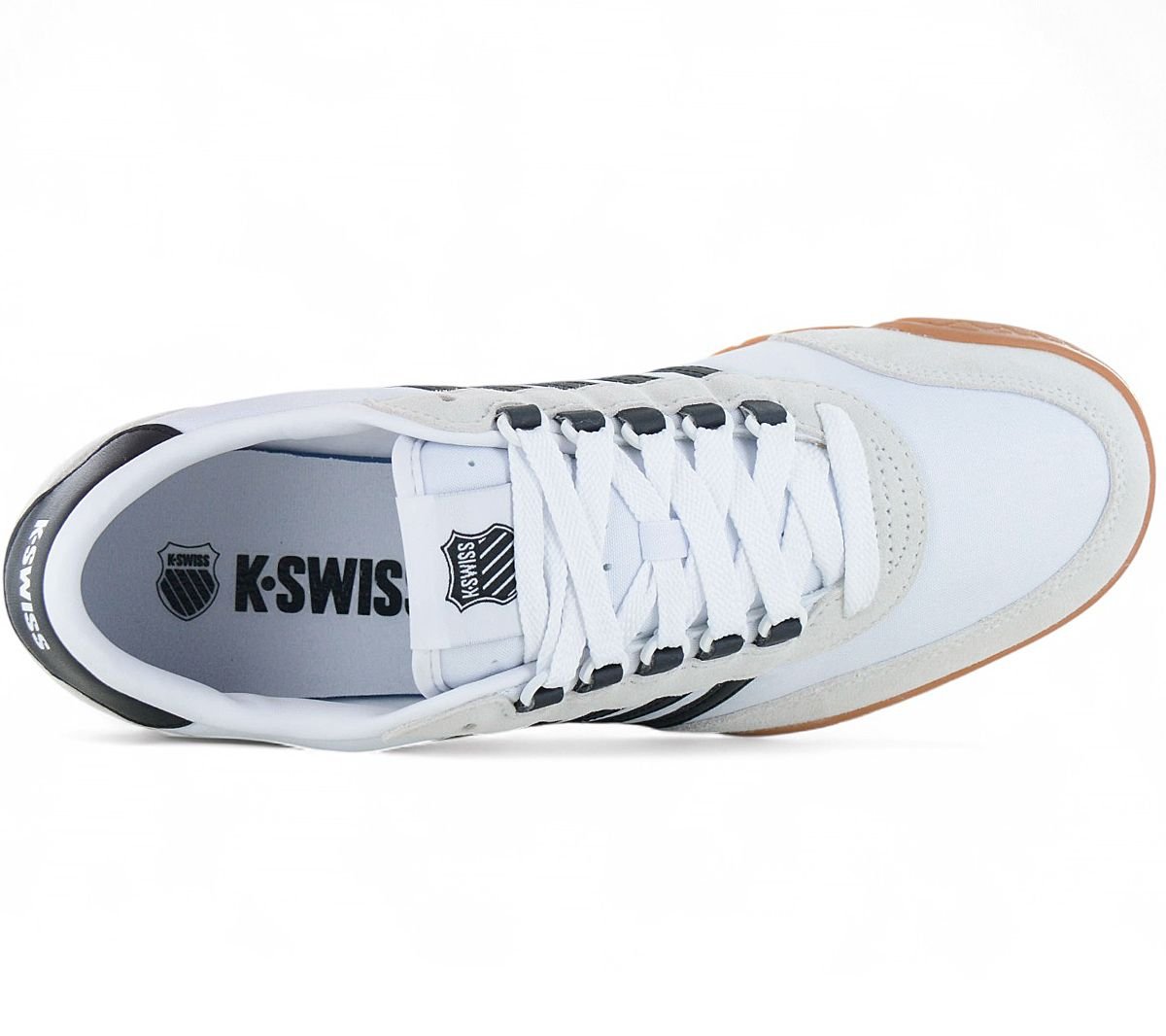 K - Swiss Vintage Trainer T - Herren Sneakers Schuhe Weiß 09463 - 168 - M - Brandstyle24
