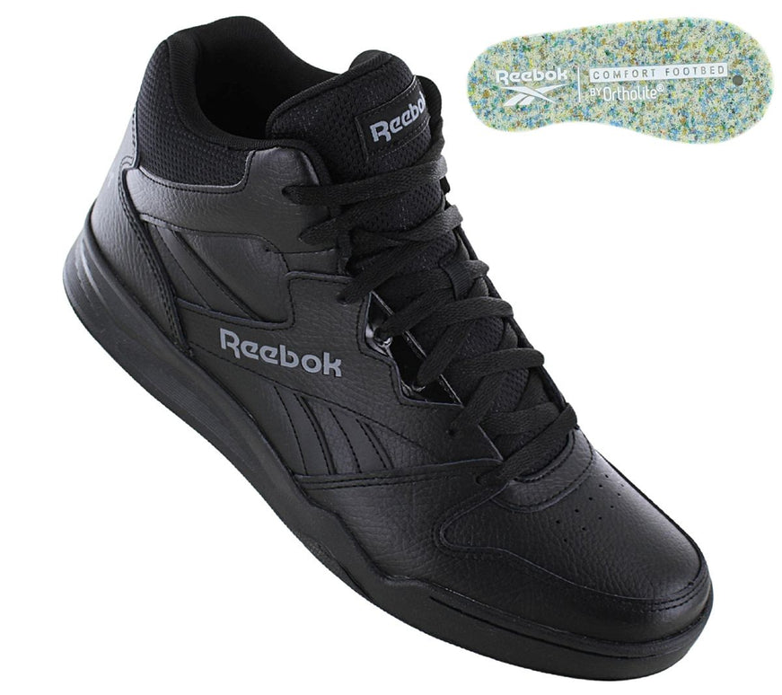 Reebok Classic Royal BB4500 High 2.0 - Baskets pour hommes Chaussures Cuir Noir 100000090