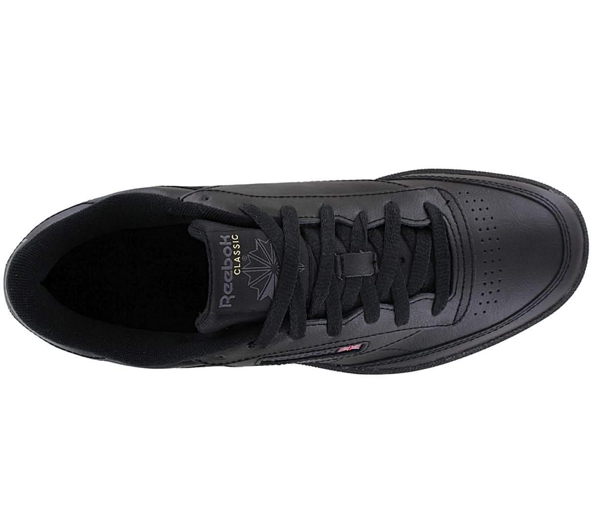 Reebok Classic Club C 85 Leather Men's Sneakers Shoes Black 10000015