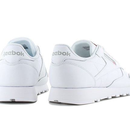 Reebok Classic Leather - Chaussures Baskets Homme Cuir Blanc 100008492