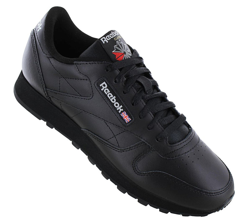 Reebok Classic Leather - Men's Sneakers Shoes Black 100008494