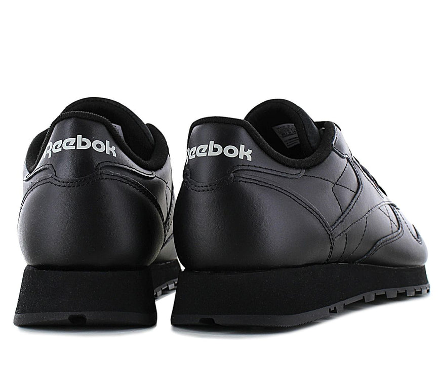 Reebok Classic Leather - Men's Sneakers Shoes Black 100008494