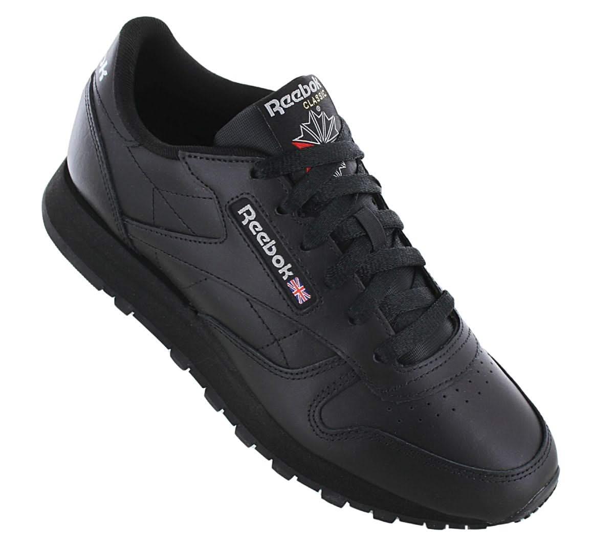 Reebok Classic Leather (W) Women's Sneakers Shoes Black 100008497