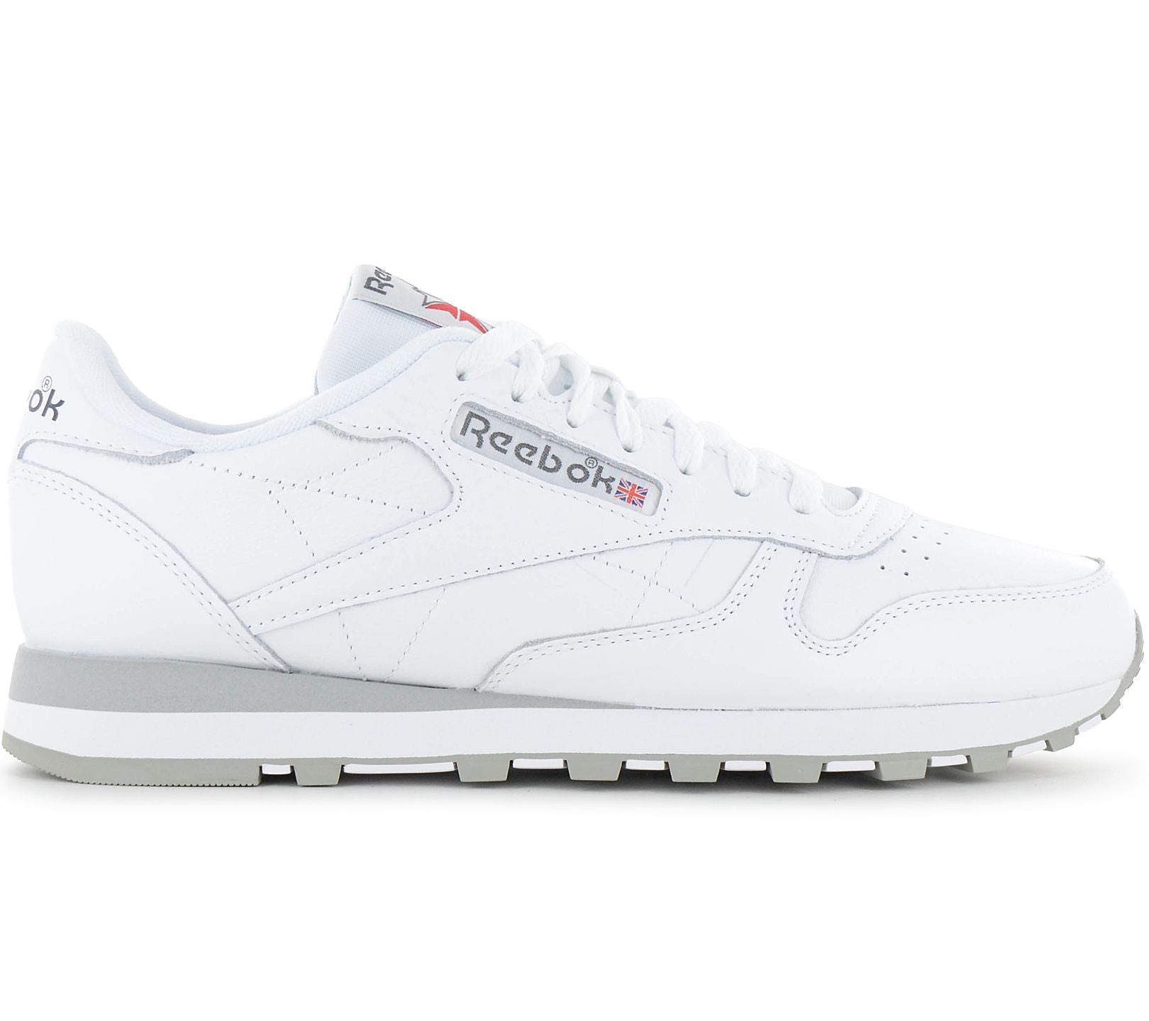 Reebok Classic Leather - Herren Sneakers Schuhe Leder Weiß 100008789