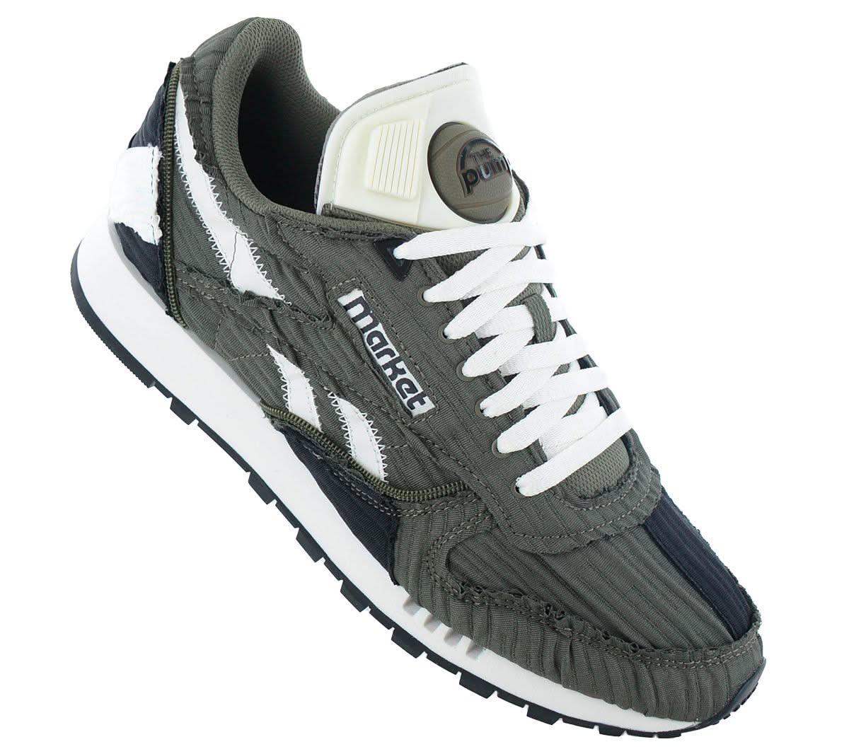 Reebok x MARKET - Classic Leather PUMP - Herren Sneakers Schuhe Grün 100069830 - Brandstyle24