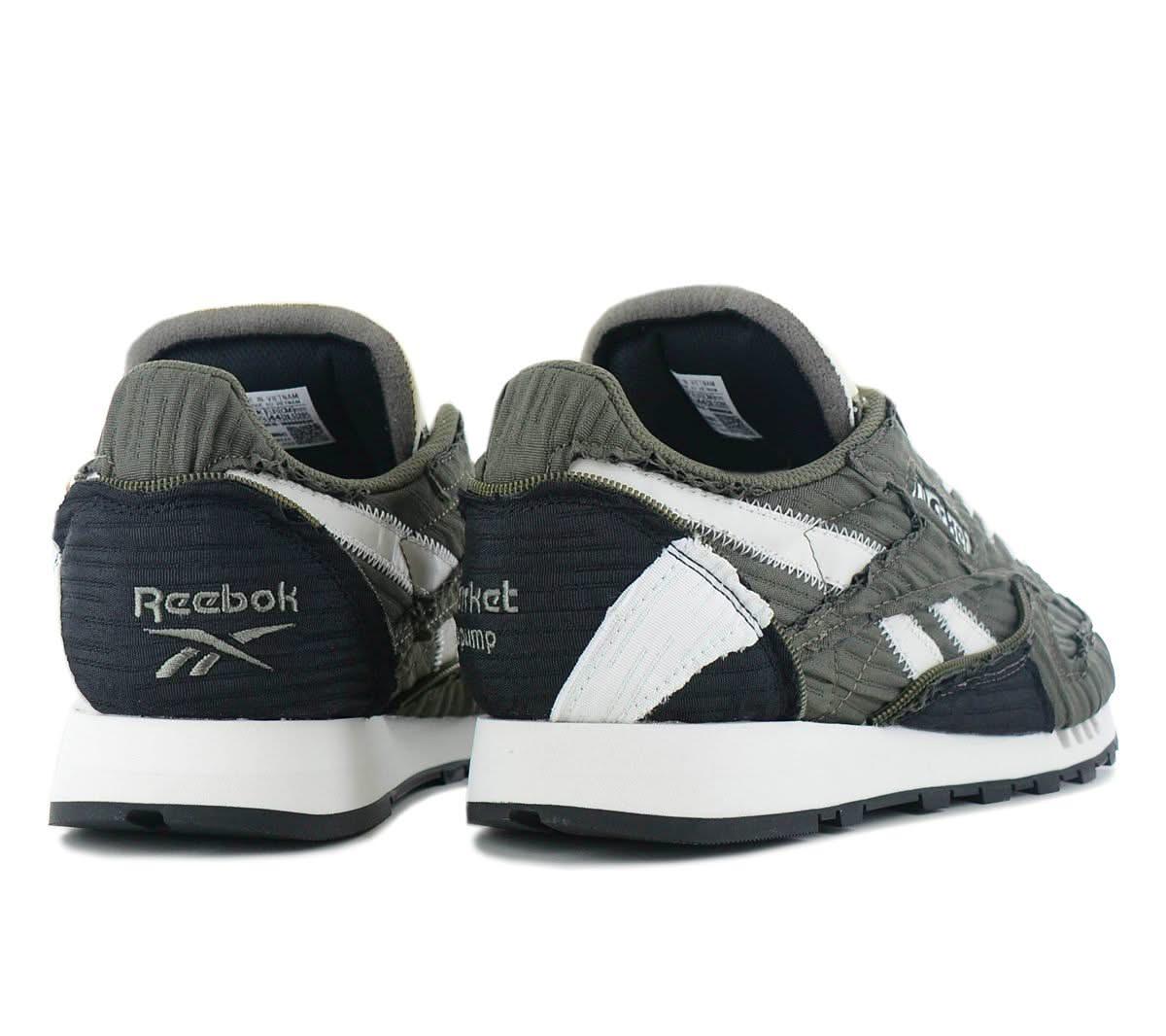 Reebok x MARKET - Classic Leather PUMP - Herren Sneakers Schuhe Grün 100069830 - Brandstyle24