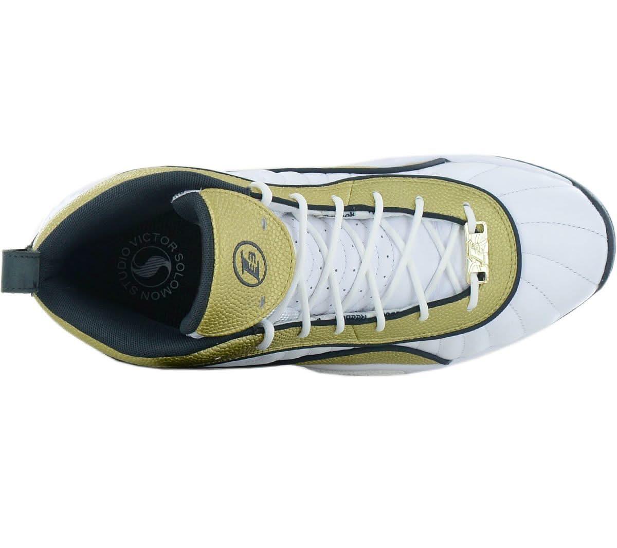 Reebok x Victor Solomon - Answer 3 - Herren Sneakers Basketball Schuhe Leder Weiß - Gold 100206492 - Brandstyle24