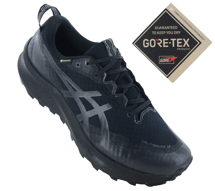 ASICS GEL-TRABUCO 12 GTX - GORE-TEX - Trailrunningschoenen heren Hardloopschoenen Zwart 1011B801-002