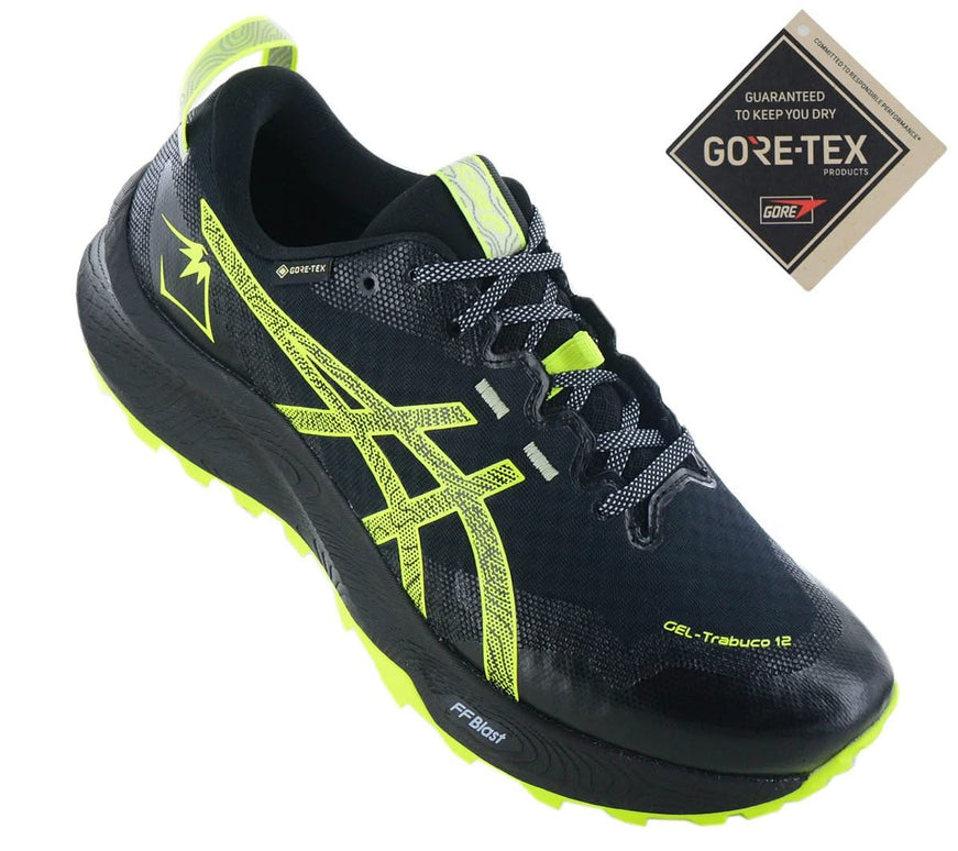 ASICS GEL-TRABUCO 12 GTX - GORE-TEX - Trailrunningschoenen heren Hardloopschoenen Zwart 1011B801-003