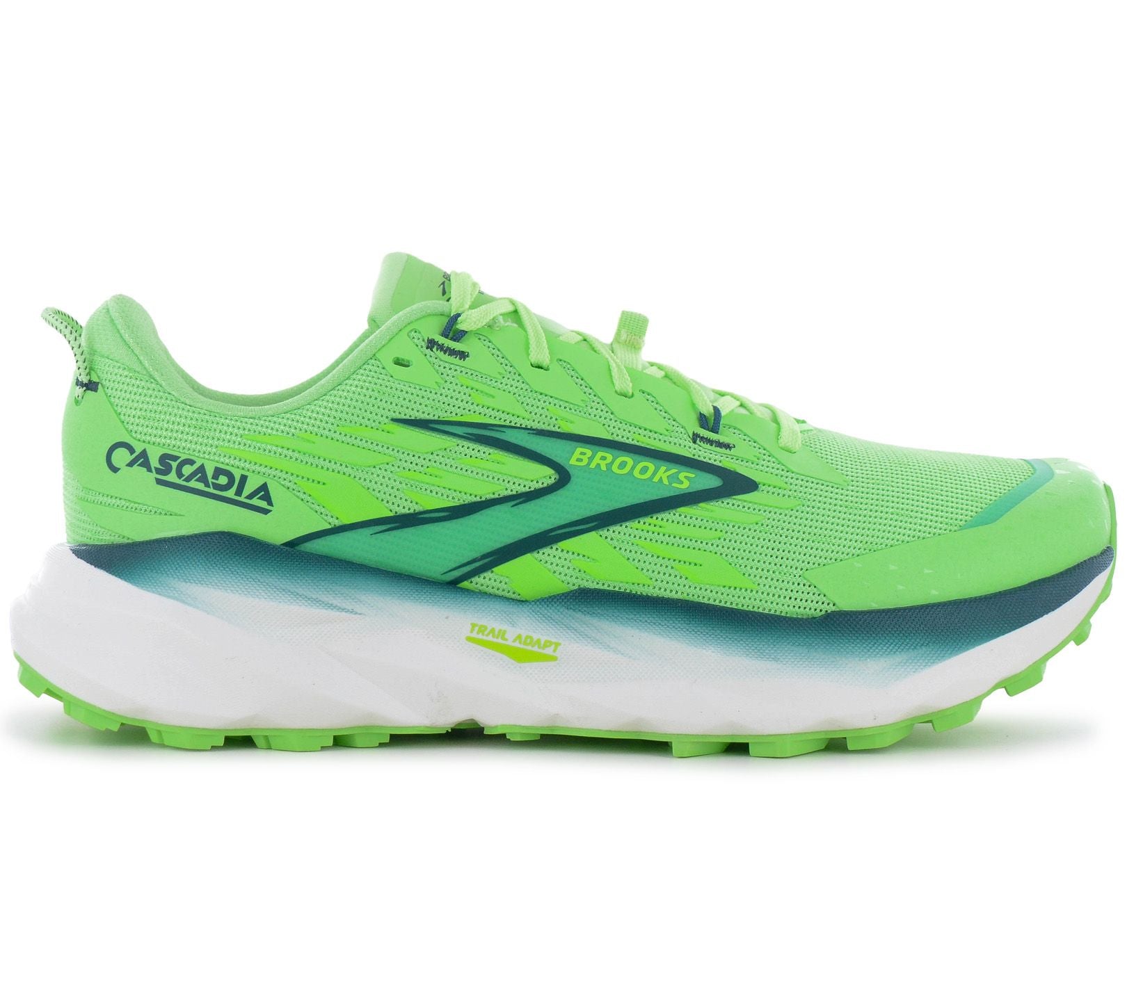 BROOKS Cascadia 19 - Herren Trail-Running Schuhe Laufschuhe Grün 1104571D-382