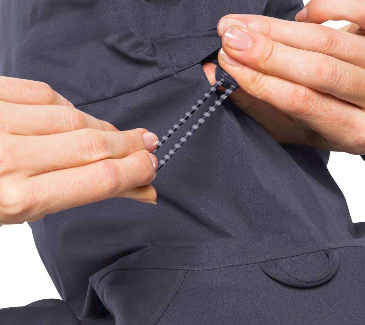 Jack Wolfskin Highest Peak Jacket W - Damen Regenjacke Wetterschutzjacke Grau 1115121 - 13888 - Brandstyle24