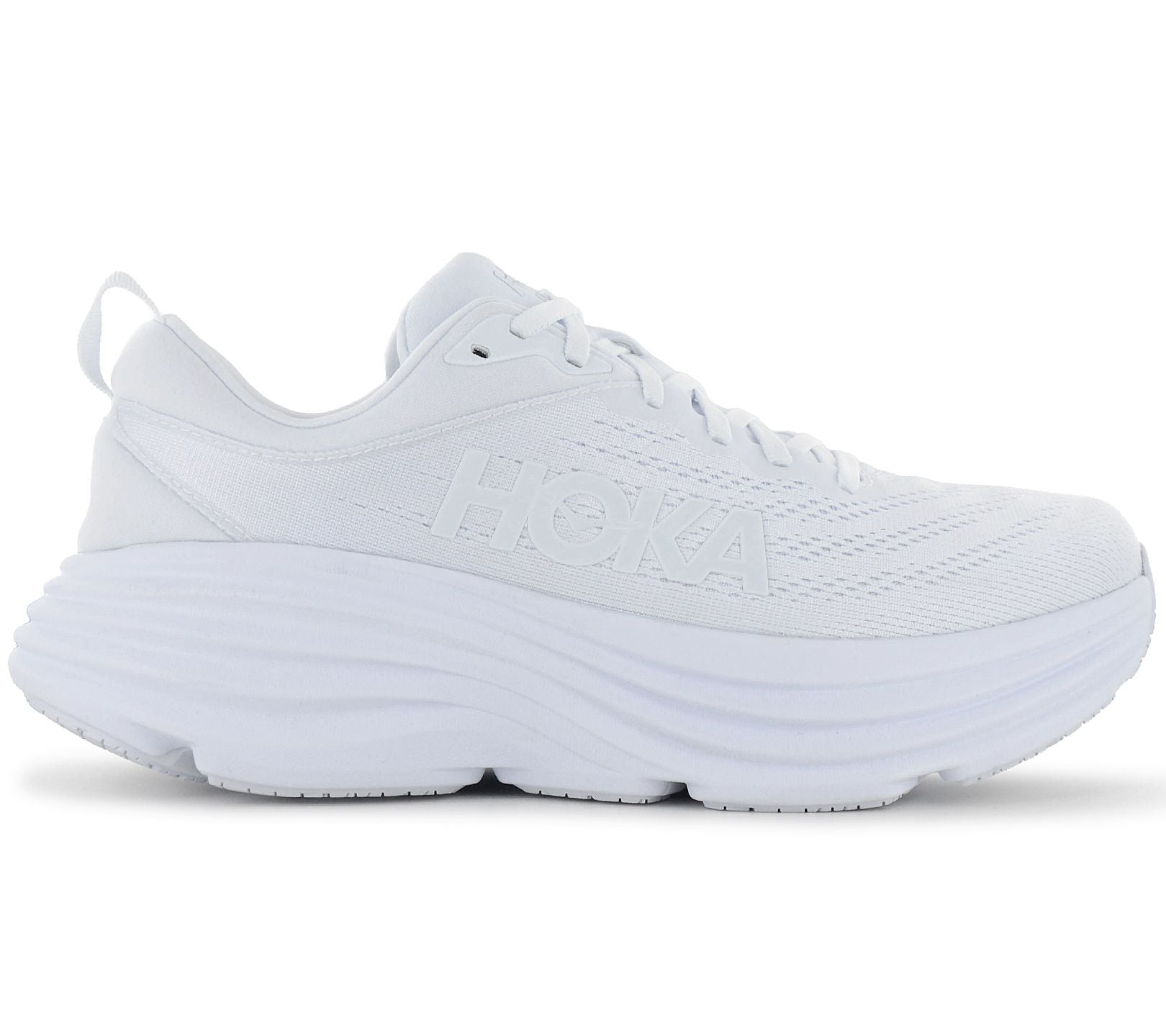 HOKA One One BONDI 8 - Herren Laufschuhe Running Schuhe Weiß 1123202-WWH