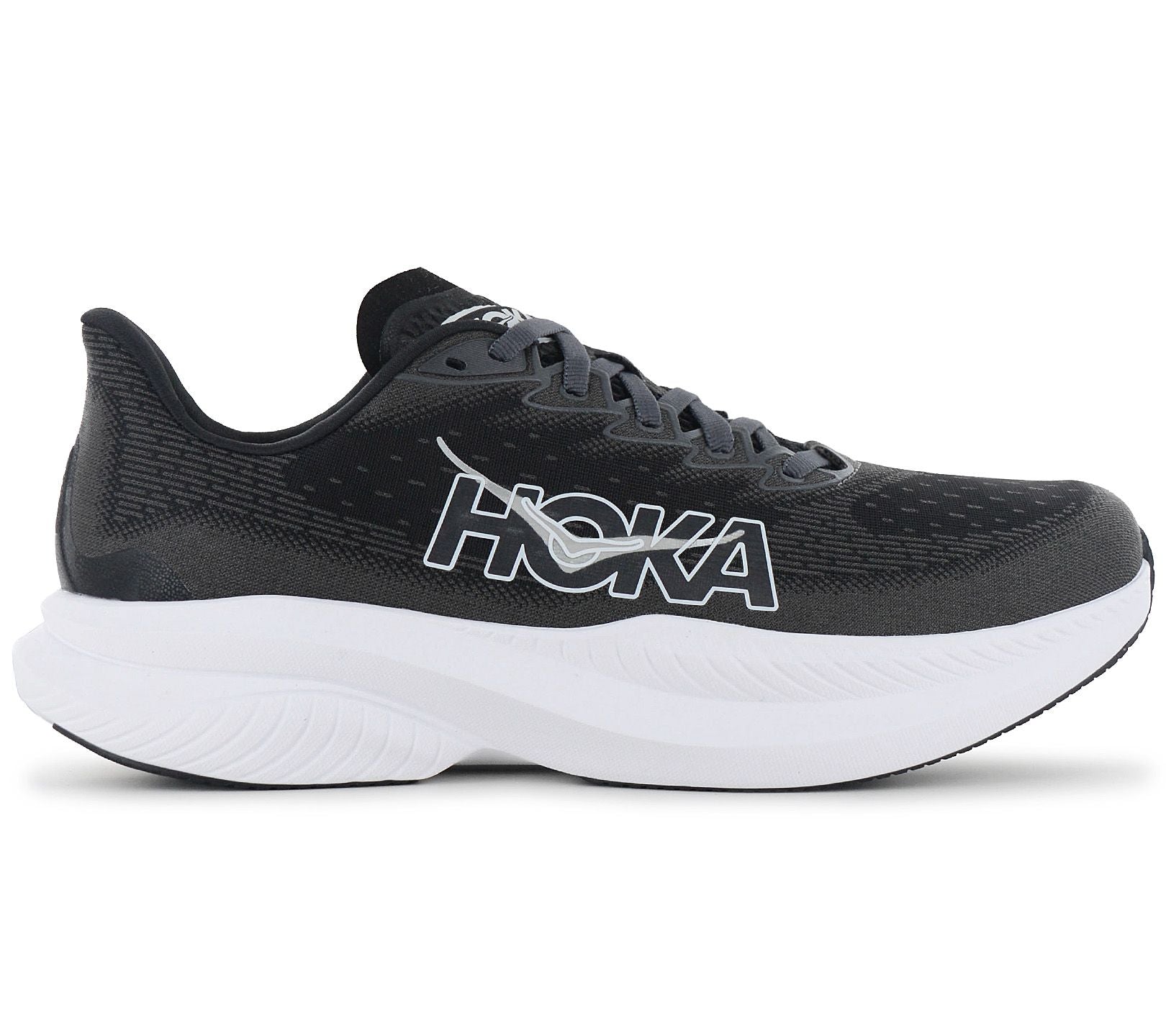 HOKA One One MACH 6 - Herren Laufschuhe Running Schuhe Schwarz 1147790-BWHT