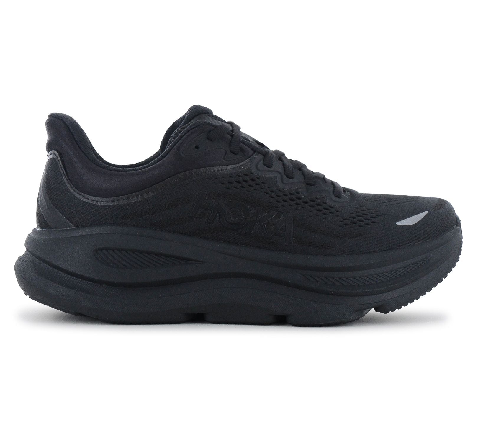HOKA Bondi 9 W - Damen Laufschuhe Running Schuhe Schwarz 1162012-BBLC