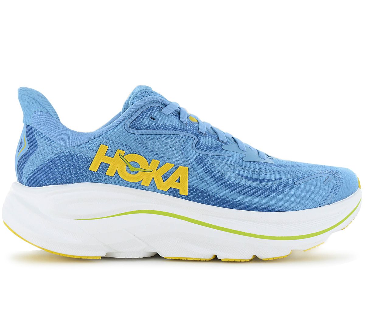 HOKA Clifton 10 - Herren Laufschuhe Running Schuhe Blau 1162030-ALF