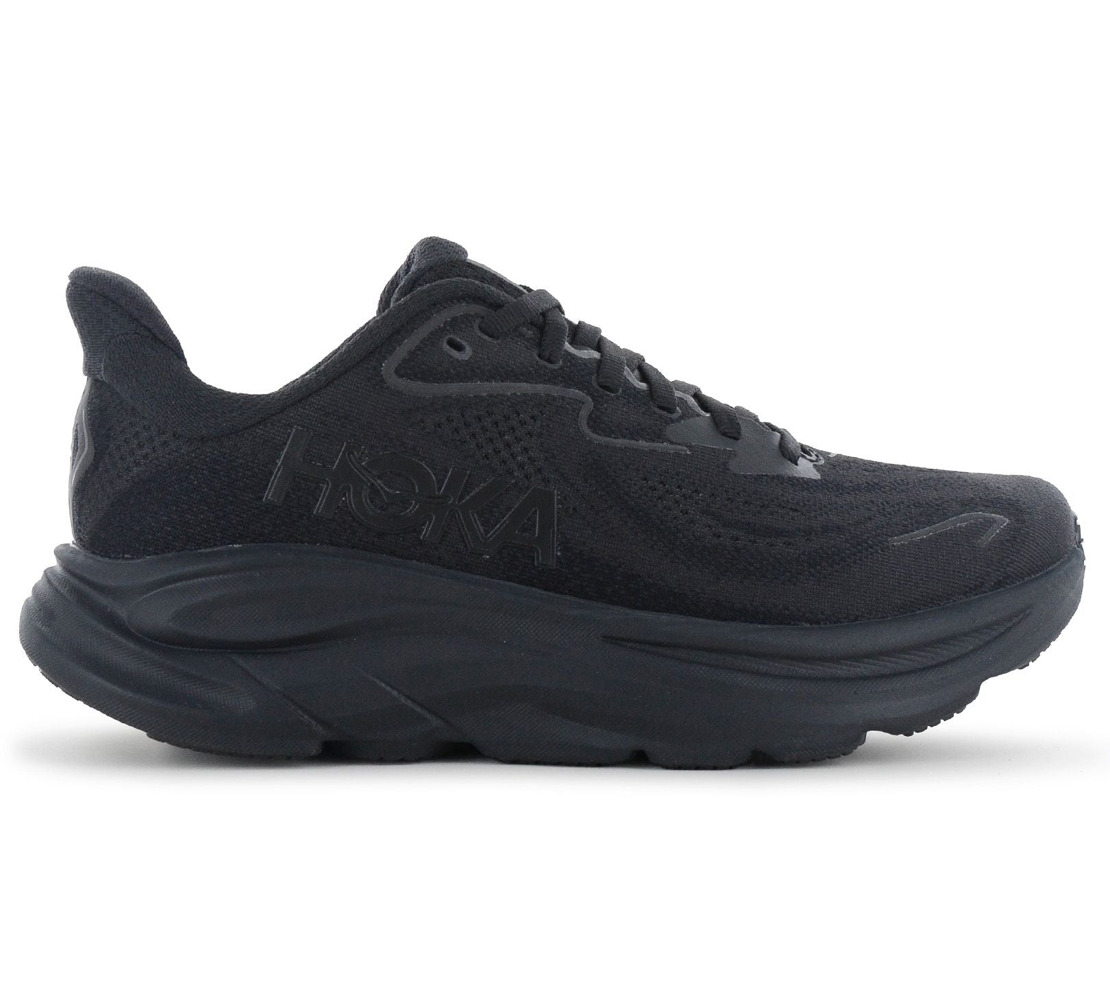 HOKA CLIFTON 10 W - Damen Laufschuhe Running Schuhe Schwarz 1162031-BBLC