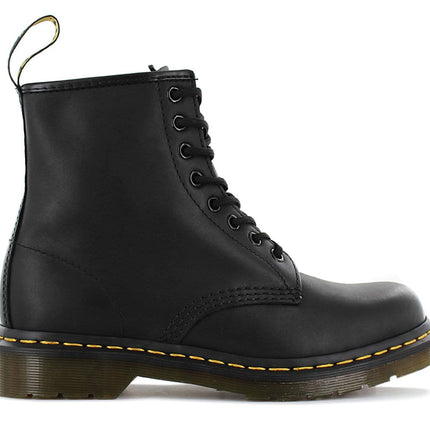 DR. DOC MARTENS 1460 Black Greasy Boots - Stiefel Leder Schwarz 11822003