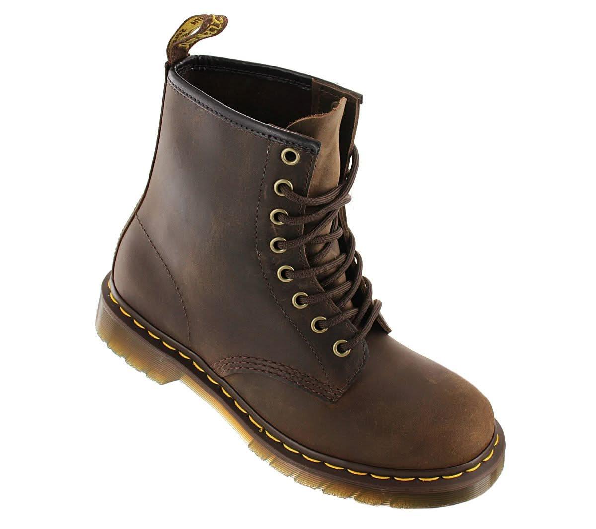 DR. DOC MARTENS 1460 CRAZY HORSE - Boots Stiefel Leder Gaucho - Braun 11822203 - Brandstyle24