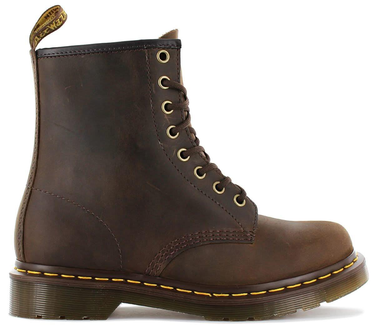 DR. DOC MARTENS 1460 CRAZY HORSE - Boots Stiefel Leder Gaucho - Braun 11822203 - Brandstyle24