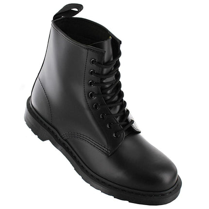 DR. DOC MARTENS 1460 Smooth Mono Boots - Stiefel Leder Schwarz 14353001
