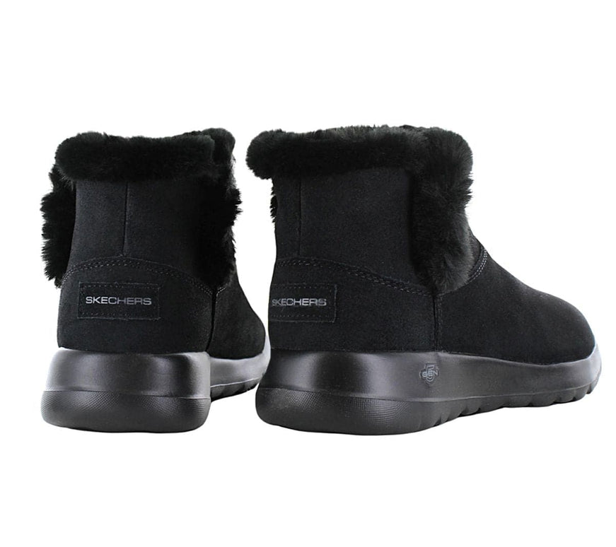 Skechers On the GO Joy - Bundle Up - Women's Winter Boots Lined Leather Black 15501W-BBK