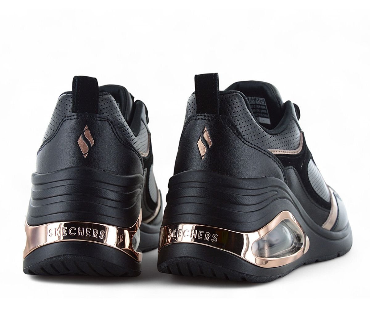 SKECHERS UNO Prima - Starlet - Damen Sneakers Schuhe Schwarz 177810 - BBK - Brandstyle24