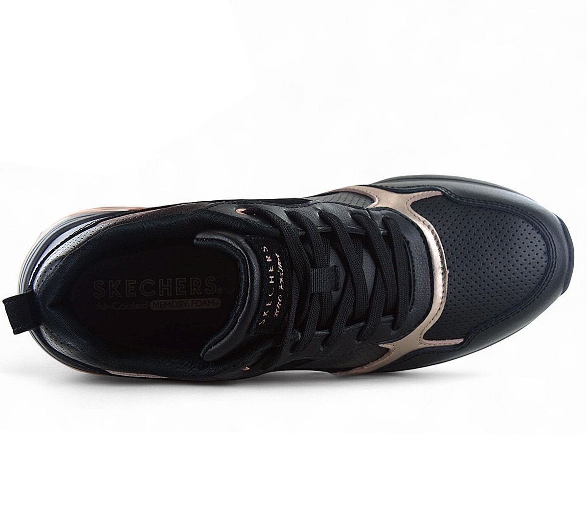 SKECHERS UNO Prima - Starlet - Damen Sneakers Schuhe Schwarz 177810 - BBK - Brandstyle24