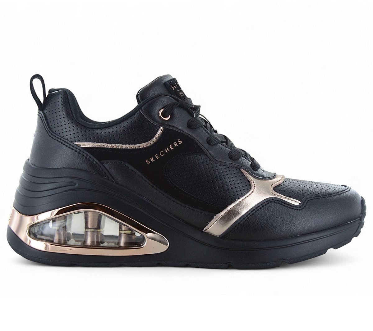 SKECHERS UNO Prima - Starlet - Damen Sneakers Schuhe Schwarz 177810 - BBK - Brandstyle24