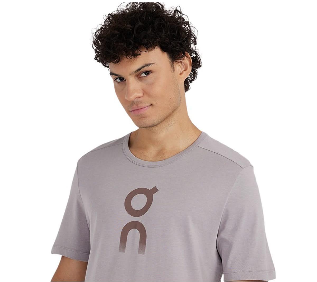 ON Running Graphic T - Herren T-Shirt Baumwolle Grau 1MD10540585 - Brandstyle24