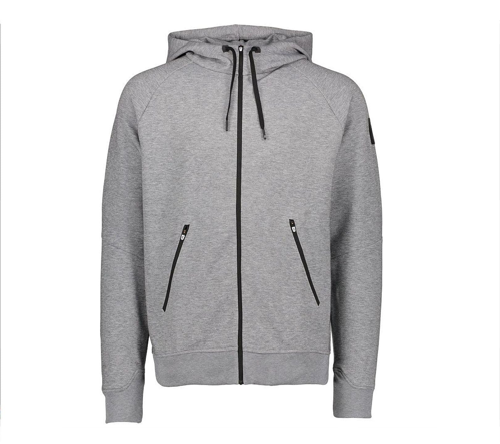 ON Running Zipped Hoodie - Herren Sport Freizeit Jacke Grau 1ME11440423